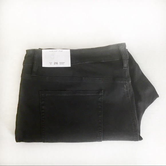 NWT Loft Plus modern skinny with gold details - Picture 3 of 8